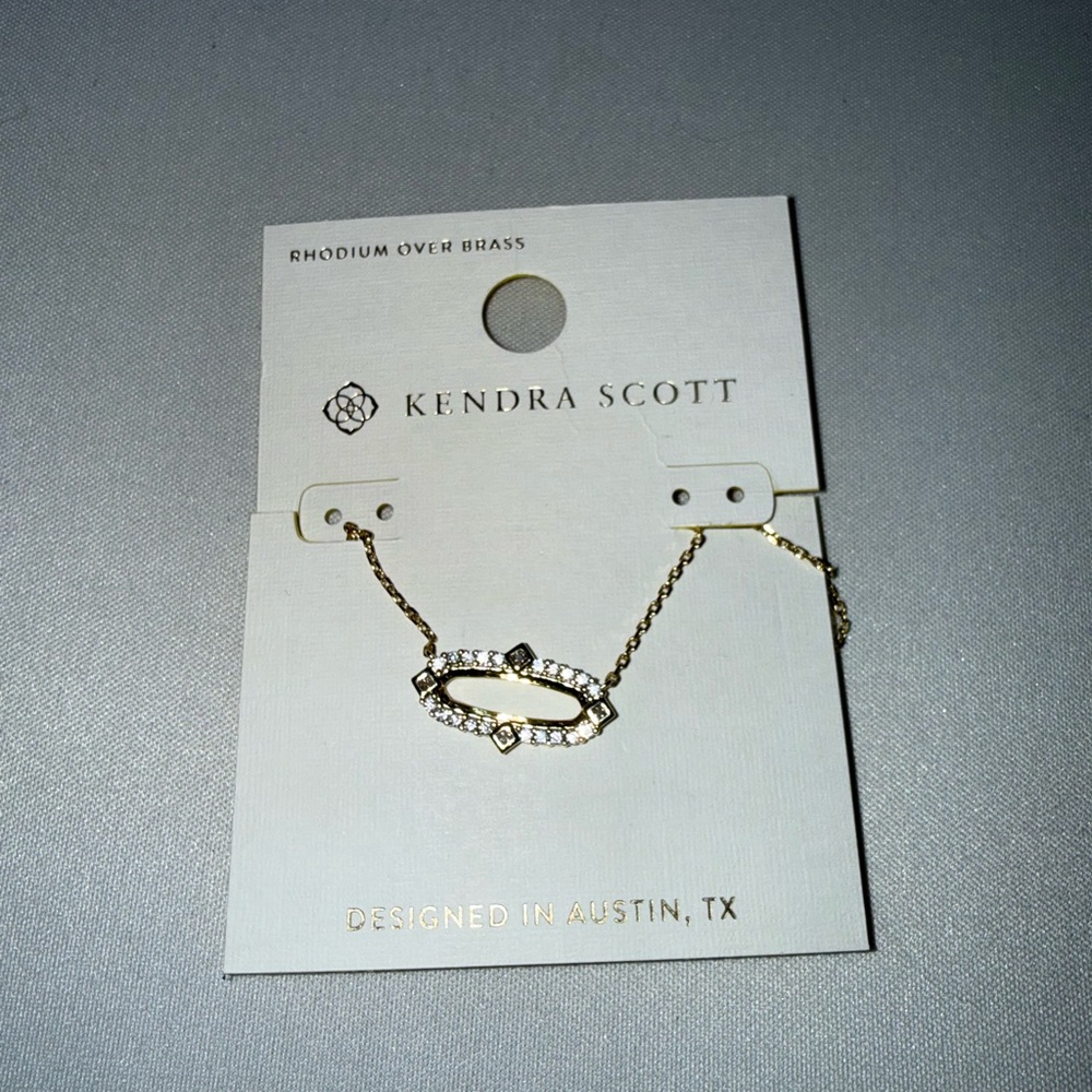 Kendra Scott Gold Necklace with Silver Accents